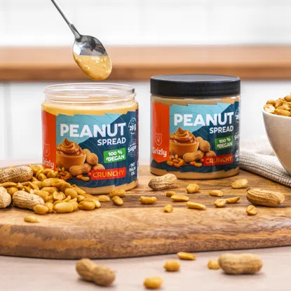 100% Erdnussmus crunchy