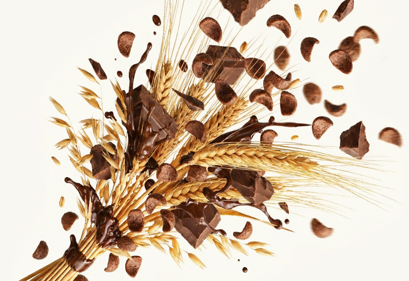 Ketchupflasche und Tomaten