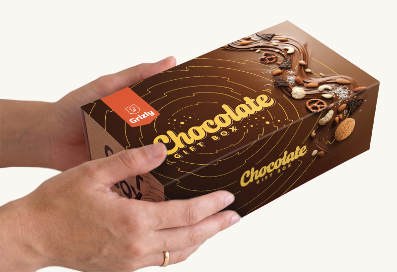 Inhalt der Schokoladen-Geschenkbox