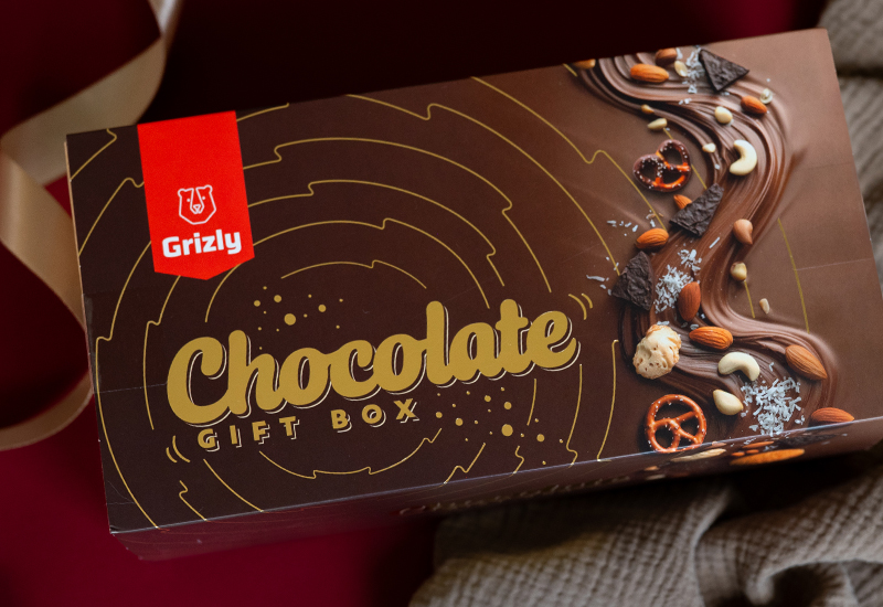 Schokoladen-Geschenkbox