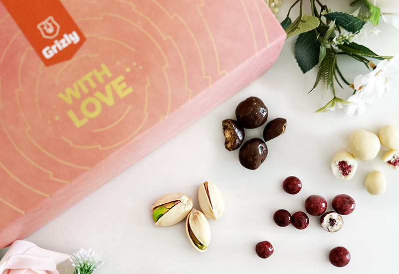 Detail der Geschenkbox