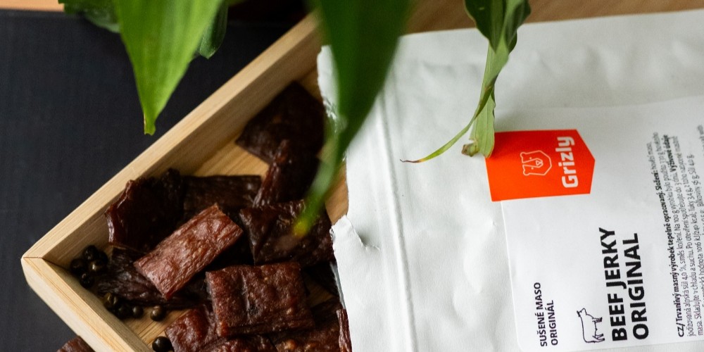 Jerky getrocknetes Rindfleisch Grizly