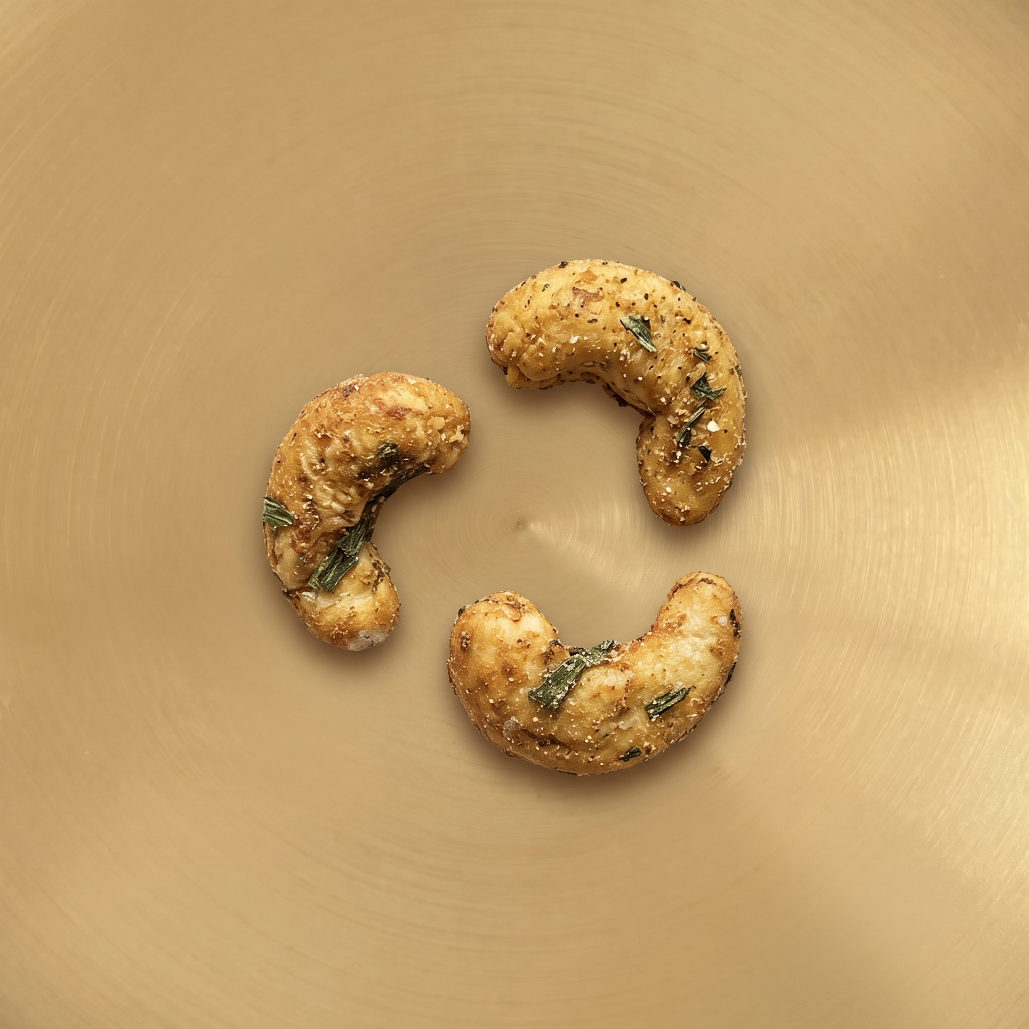 Cashews mit Zwiebel und Sauerrahmgeschmack