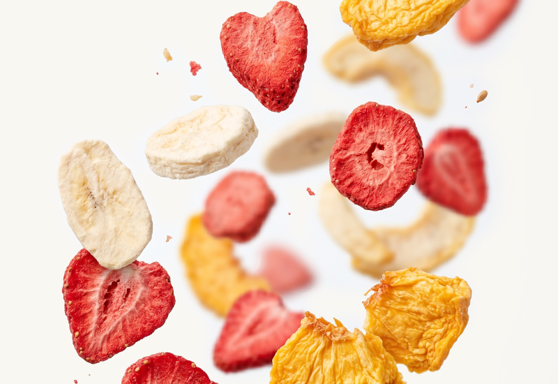 Gefriergetrockneter Fruchtmix