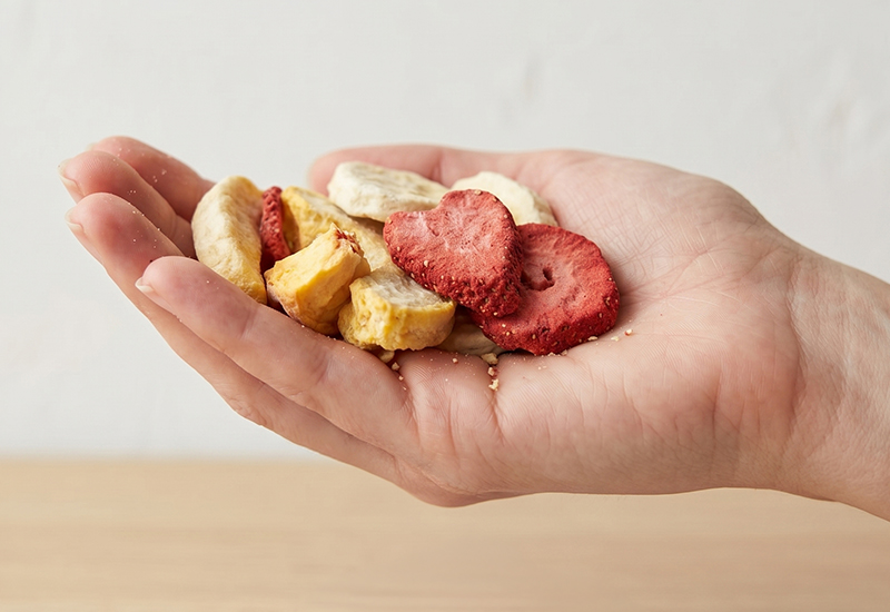 Gefriergetrocknete Früchte