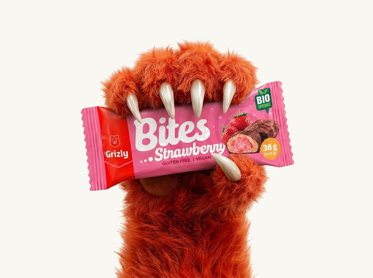 Bärenpfote mit Verpackung