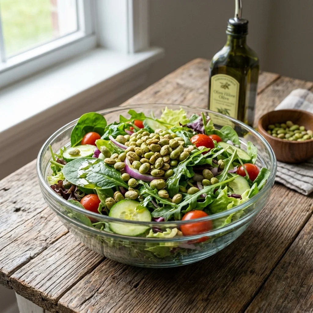 Salát s edamame
