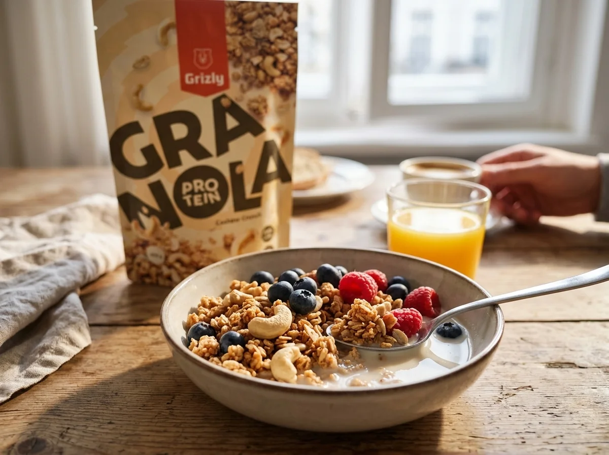 Frühstück mit Granola