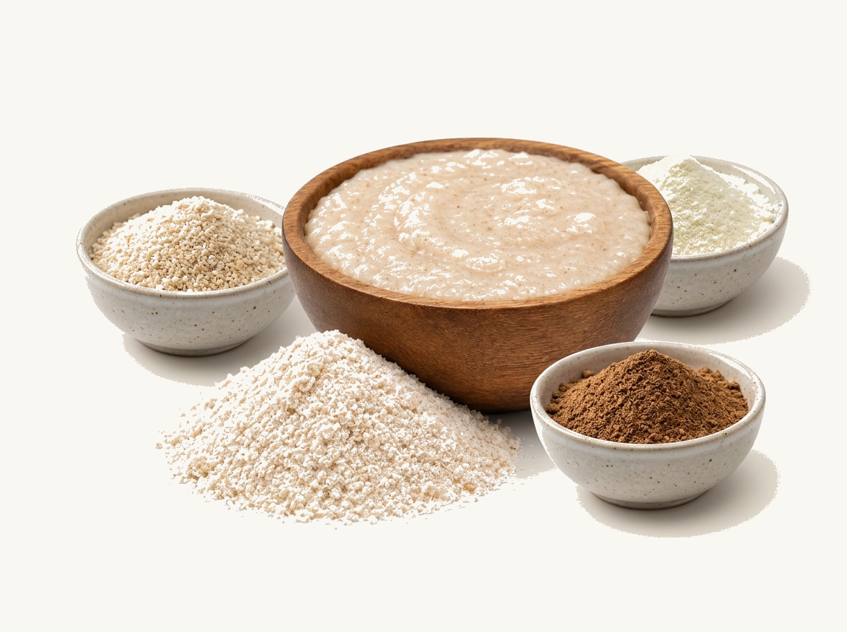 Porridge in der Schüssel
