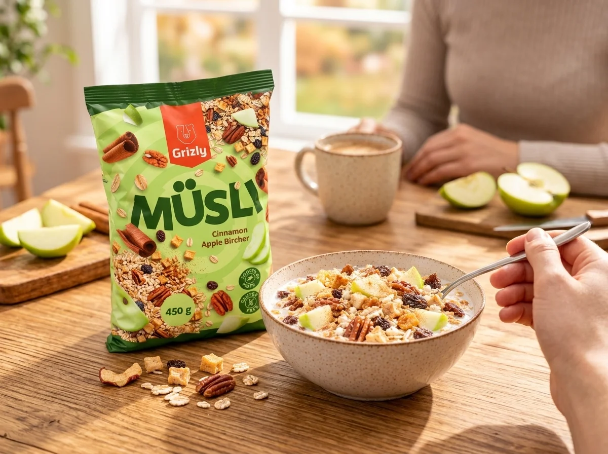 Frühstück mit Müsli