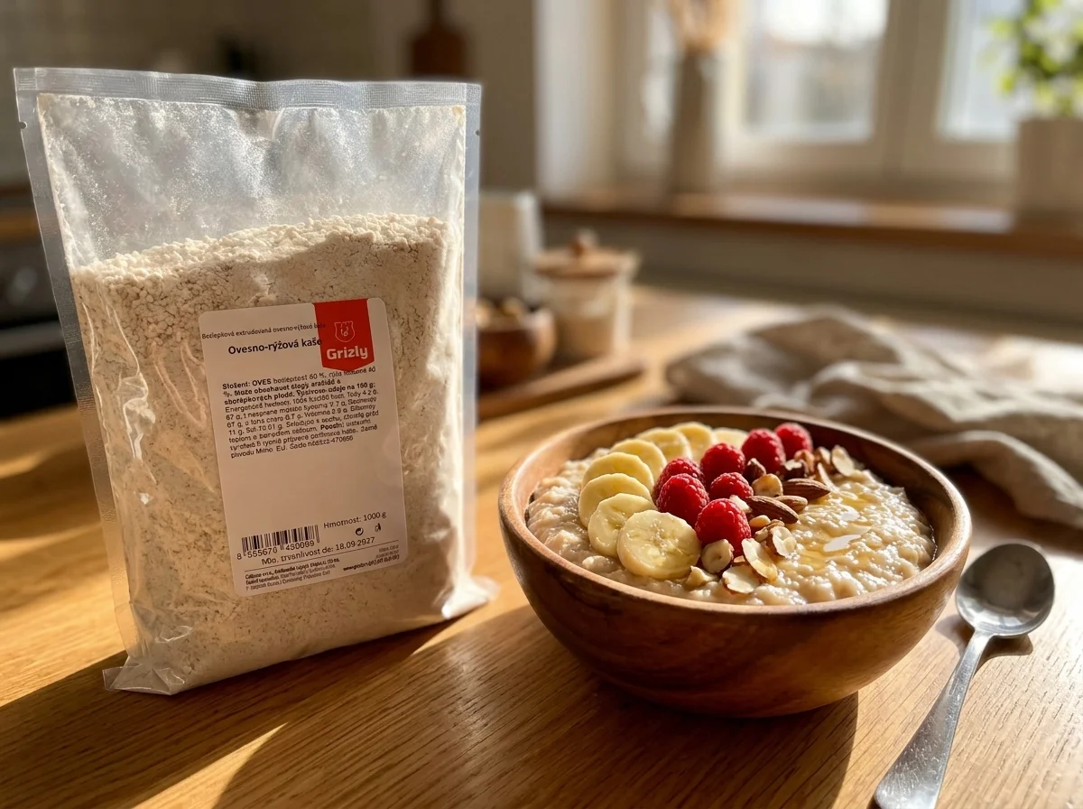 Schüssel mit gesundem Brei