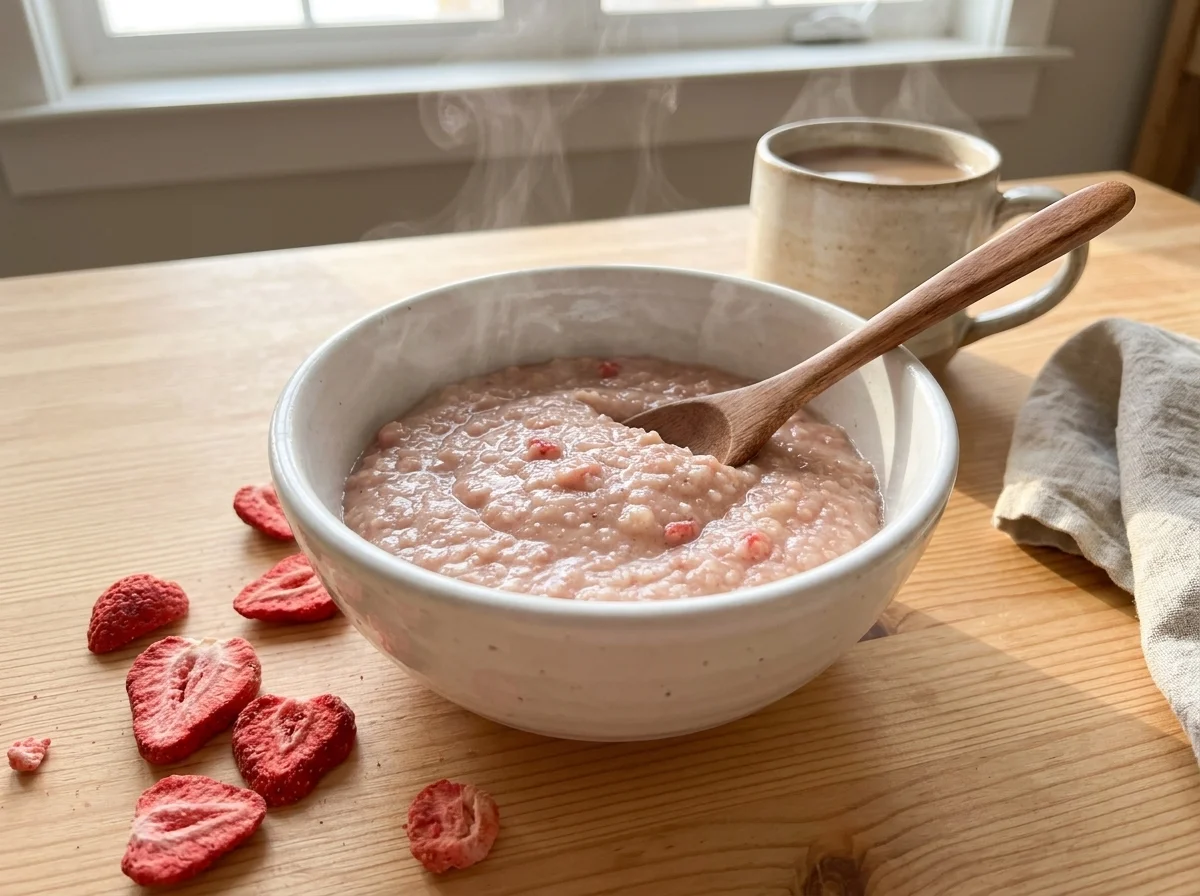 Schnelles Erdbeer-Frühstück