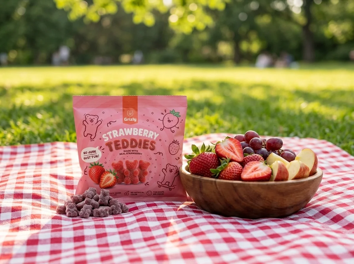 Bärchen beim Picknick