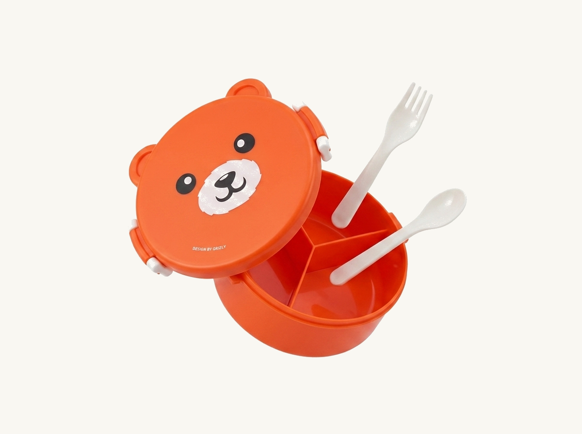 orangefarbene Lunchbox