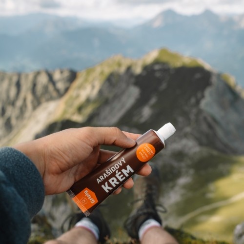 Erdnuss-Nussbutter in der Tube Grizly