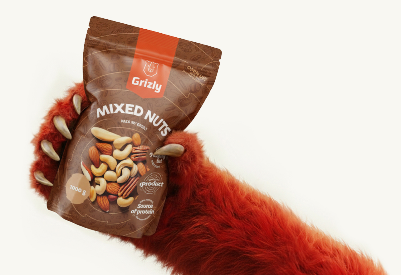 Nussmix in Verpackung