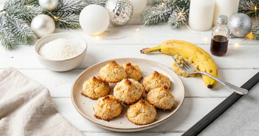 Kokosmakronen glutenfrei und zuckerfrei Rezept Grizly