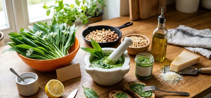 Bärlauchpesto: Das beste Hausrezept Schritt für Schritt