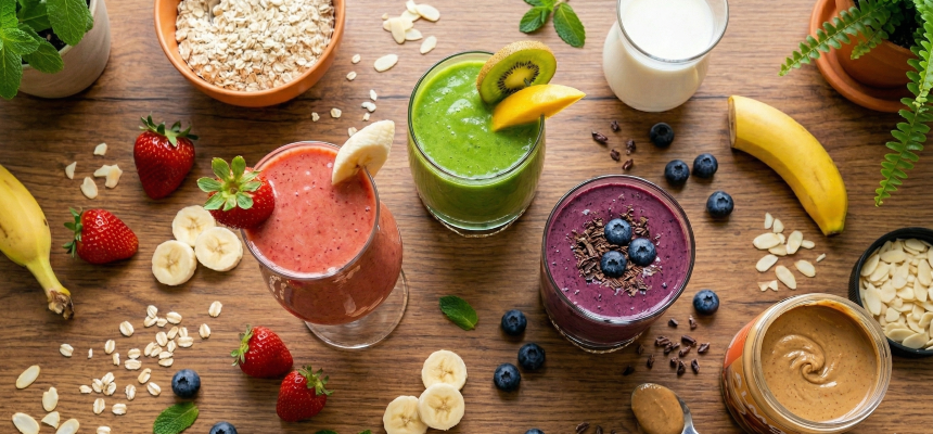 Die 3 besten Frühstücks-Smoothies: Rezepte für Energie und Gesundheit