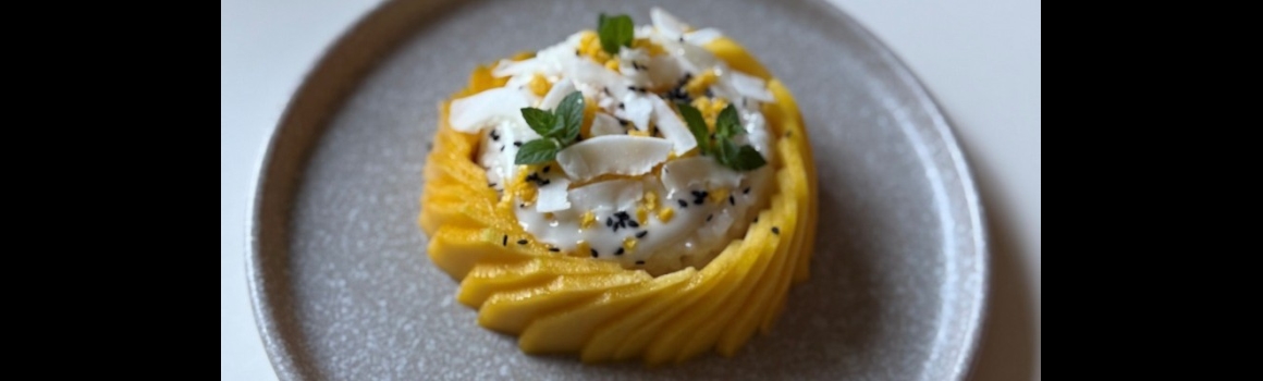 Mango Sticky Rice, entdecke das trendige Thai-Dessert mit Mango und Kokos