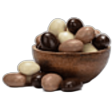 Früchte in Schokolade