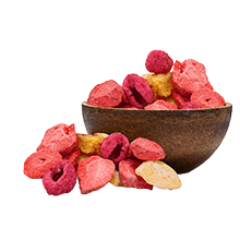 Gefriergetrockneter Fruchtmix