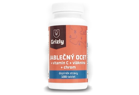 Apfelessig mit Vitamin C, Chrom und Ballaststoffen 100 Tabletten