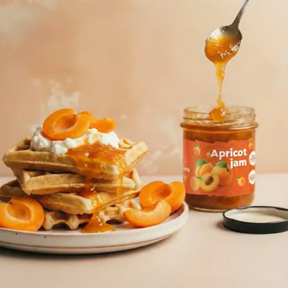 Aprikosenmarmelade mit extra Fruchtstücken