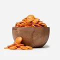 Belgische weiße Schokolade mit Orangengeschmack