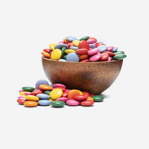Bunte Schokolinsen
