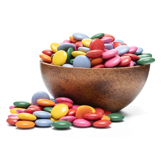Bunte Schokolinsen