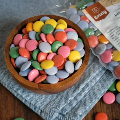 Bunte Schokolinsen