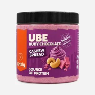 Cashewcreme UBE & Ruby Chocolate