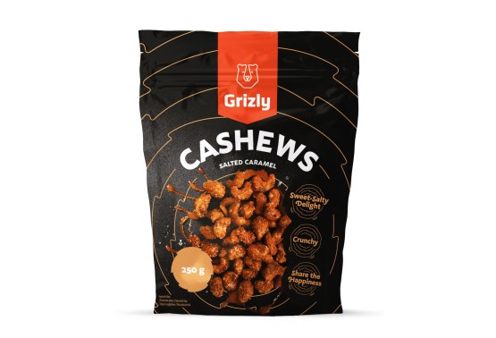 Cashewkerne in Salzkaramell