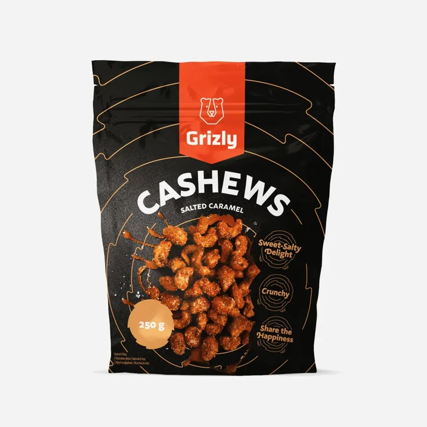 Cashewkerne in Salzkaramell