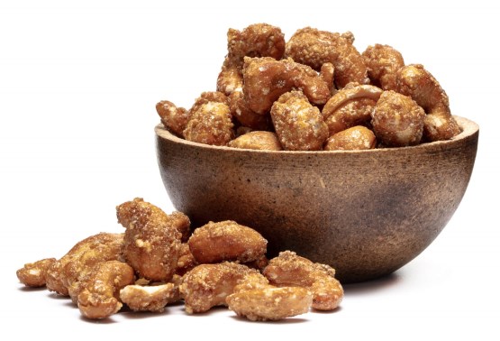 Cashewkerne in Salzkaramell mit Honig