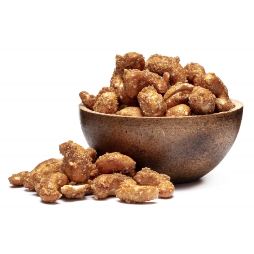 Cashewkerne in Salzkaramell mit Honig