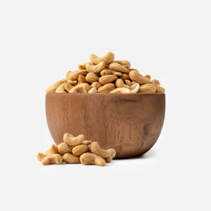 Cashewkerne mit Knoblauch, geröstet
