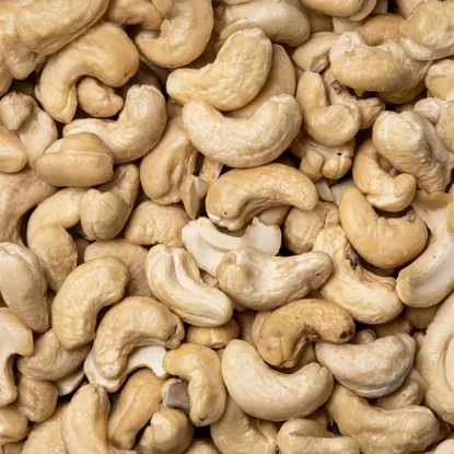 Cashewkerne trocken geröstet, ungesalzen
