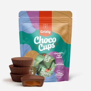 Choco Cup Milk Chocolate Caramel & Mint