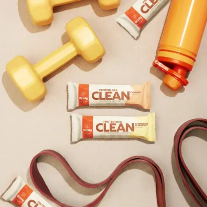 CLEAN Protein bar Chocolate & Vanilla 12 x 55 g