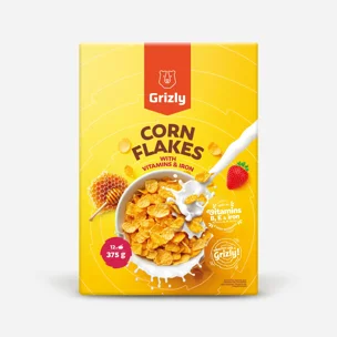 Corn Flakes mit Vitaminen und Eisen
