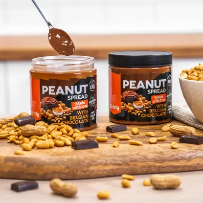 Erdnusscreme mit belgischer Schokolade