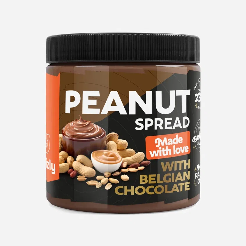 Erdnusscreme mit belgischer Schokolade