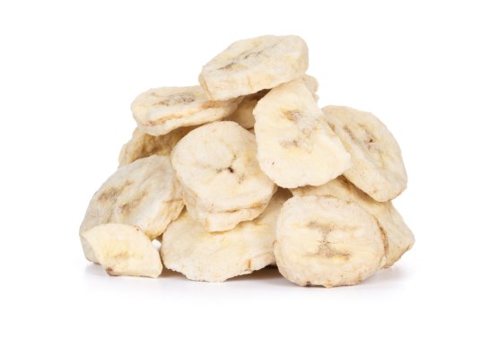 Gefriergetrocknete Bananenscheiben