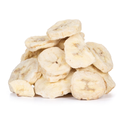 Gefriergetrocknete Bananenscheiben