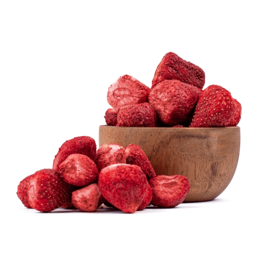 Gefriergetrocknete ganze Erdbeeren