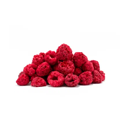 Gefriergetrocknete Himbeeren