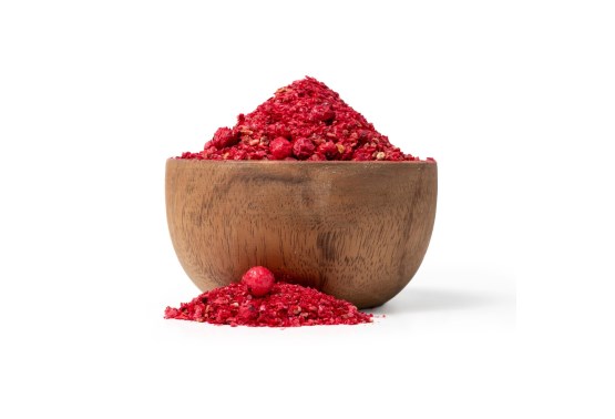 Gefriergetrocknete rote Johannisbeeren Pulver/Stücke
