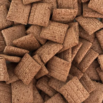 Gefüllte glutenfreie Kissen mit Haselnussgeschmack